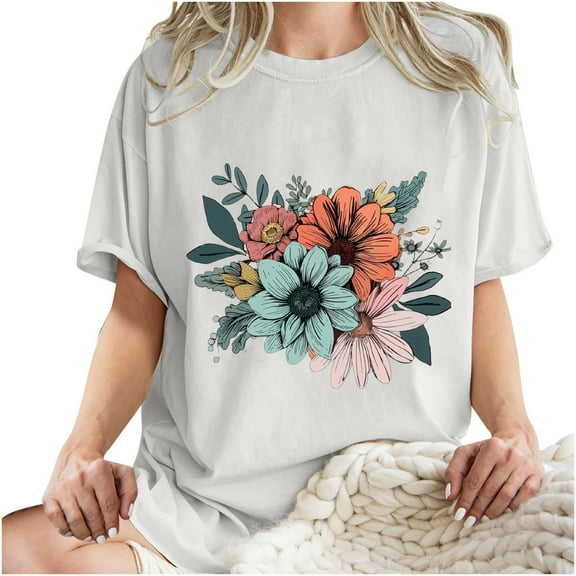 Lightweight Tops & Blouses Work Out Shirts Gym Loose Plus Size Basic Fitted Tees Set Womens Tops Dressy Casual Tunics Periwinkle Womens Summer Shirts with Sleeves