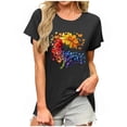 thumbnail image 1 of My Orders Placed Recently By Me Beifu Womens Summer Tops V Neck Short Sleeve Womens Summer Cotton Tops Casual Loose Fit Women'S Clothing Shirts Spring Women Blouses Long Sleeve Summer, 1 of 6