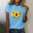 thumbnail image 1 of Orders Placed By Me T Shirts for Women Short Sleeve Summer Tops Floral Graphic Tees Casual Tunic Cute T-Shirt Loose Fit Crew Neck Blouses Plus Size Basic Shirts Recent Orders My Account History, 1 of 5