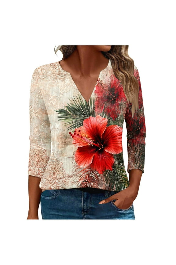 My Orders Placed Womens Tops 3/4 Sleeve,Long Sleeve Shirts for Women Black Dressy Womens Tops Dressy Casual Long Sleeve White Pullover Shirts for Women Vintage Tees for Women V Neck