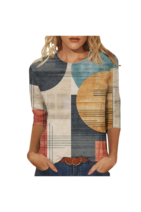 My Orders Placed Womens Tops 3/4 Sleeve,Womens Long Sleeve T Shirts Graphic Cotton Womens Long Sleeve T Shirts Blue Long Sleeve Blouse Women Womens Crop Tops Fall