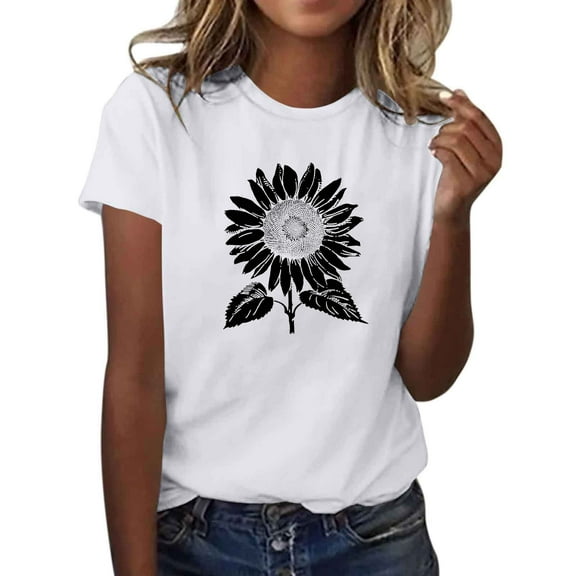 My Orders Women Tops Under $5, Tshirts Shirts Graphic Cats Short Sleeve Tunic Tops for Women XS Summer Tops for Women 2025 Trendy Boho My Orders Placed Recently By Me