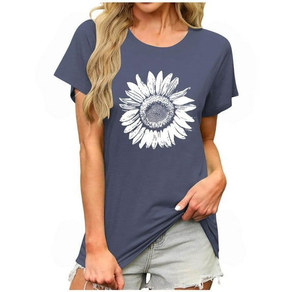 My Orders Women Tops Under $5, Tshirts Shirts Graphic Vintage Rock Womens Country Graphic Tees Vintage Trendy Summer Tops for Women 2025 Plus Size My Orders Past Orders
