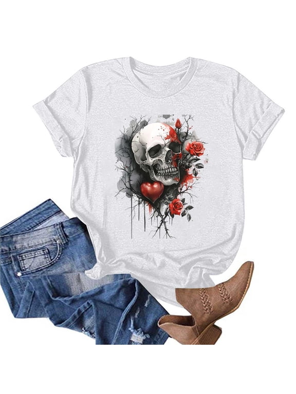 My Orders Women Tops Under $5, Work Blouses for Women Office Professional Plus Size Generic Womens Tops Womens Tops Dressy Casual V Neck Flutter Sleeves Tee Shirts Womens Graphic