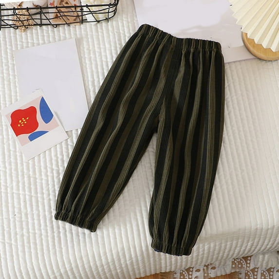 Xdegoge Girls Pants Joggers Sports Elastic Waist Vacation Boys and Girls Baby Botton Long Pants Lightweight Girls Sweatpants Birthday Girl 2T Pantalones Para Niñas