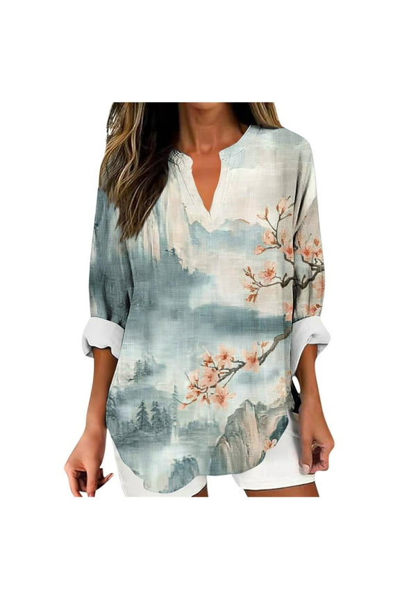 My Orders past Orders Long Shirts for Women Trendy Fall Womens Tops Casual Yellow Blue Long Sleeve Blouse Women Plus Size Tunic Tops for Women with Pockets