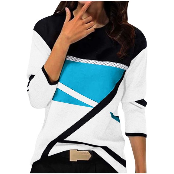 SHE IS My Orders past Orders Long Sleeve Shirts for Women Black Dressy Graphic Tops for Women Sexy Blouses for Women Casual 3/4 Sleeve Tunic Tops Women Fall