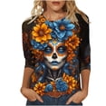 thumbnail image 1 of SHE IS My Orders past Orders Long Sleeve Shirts for Women Casual Plus Size Womens Tops 2025 Fall Trendy White Blouse for Women Long Sleeve Womens Tunic Tops, 1 of 4