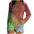thumbnail image 1 of SHE IS My Orders past Orders Long Sleeve Shirts for Women Casual Tops for Women Trendy Sexy Long Sleeve Shirts for Women Plus V-Neck Fashion Shirts for Women 2025 Trendy, 1 of 3