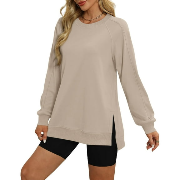 SHE IS My Orders past Orders Long Sleeve Shirts for Women Loose Fit Womens Tops Dressy Casual Cotton 3/4 Length Sleeve Womens Tops Plus Size 4x Basic Tees for Women Oversized