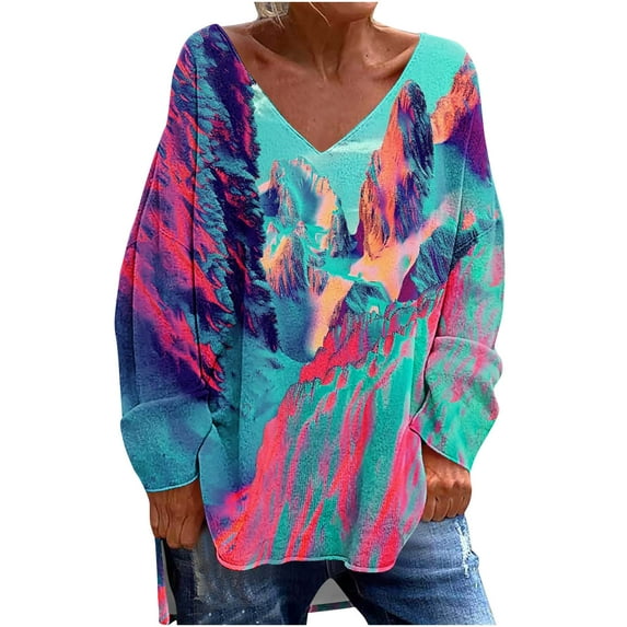 SHE IS My Orders past Orders Long Sleeve Shirts for Women Plus Size Cotton Womens Floral Tops Long Sleeve Womens Blouses Dressy Casual White Tunics for Women 2025 Plus Size