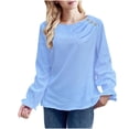 thumbnail image 1 of SHE IS My Orders past Orders Long Sleeve V Neck Shirts for Women Going out Tops for Women Plus Work Blouses for Women Plus Vintage Tees for Women Retro, 1 of 5