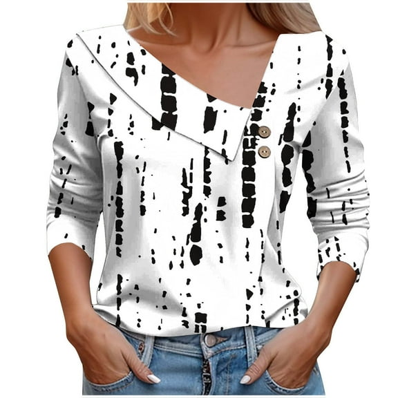 SHE IS My Orders past Orders Oversized Long Sleeve Shirts for Women Cotton Womens Tops 2025 Fall Trendy Work Blouses for Women Long Sleeve Womens Graphic Tees Funny