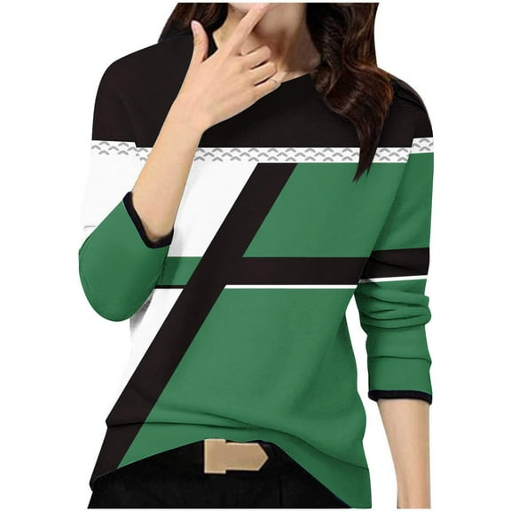 SHE IS My Orders past Orders Plus Size Shirts for Women Fall Womens Crop Tops with Built in Bra Blue Long Sleeve Blouse Women Basic Oversized Tees for Women Pack