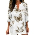 thumbnail image 1 of SHE IS My Orders past Orders Womens Long Sleeve Graphic T Shirts Cotton Womens Floral Tops Long Sleeve Chiffon Blouses for Women Dressy Casual Trendy Shirts for Women, 1 of 4