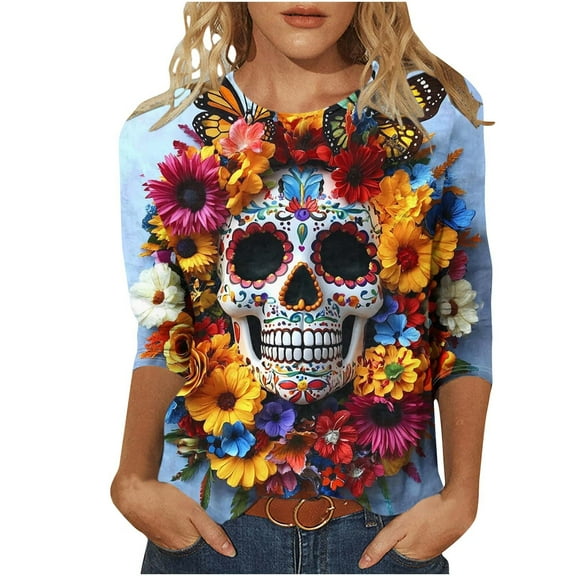 SHE IS My Orders past Orders Womens Long Sleeve T Shirts Cotton Graphic Graphic Cropped Tops for Women Trendy Dressy Blouses for Women Elegant Evening Basic Fitted Tees for Plus Size Women