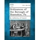 thumbnail image 1 of Ordinances of the Borough of Shamokin, Pa. (Paperback), 1 of 1