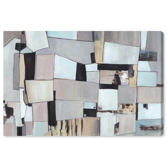 Ordinary Days Canvas Modern Geometric Art by Art Remedy, Gallery Wrapped, 36" x 24"