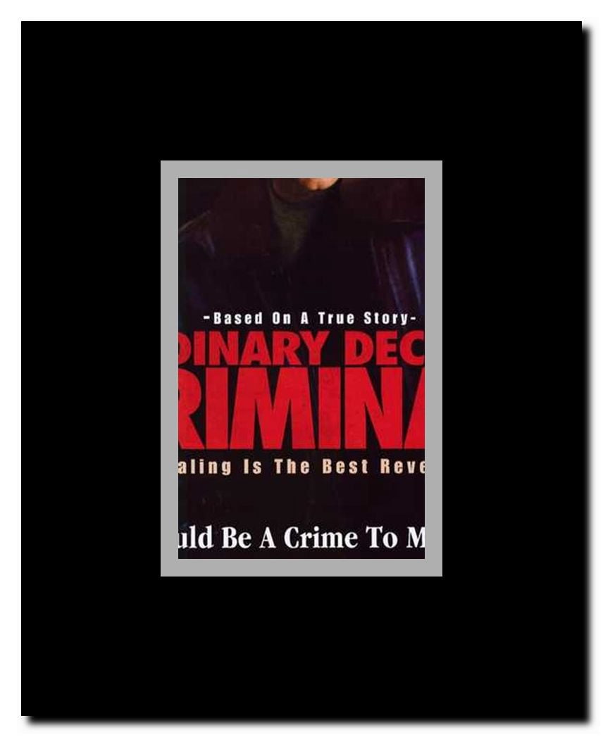 Ordinary Decent Criminal Framed Movie Poster