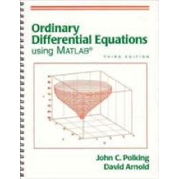 Pre-Owned Ordinary Differential Equations Using MATLAB (Paperback) 0131456792 9780131456792