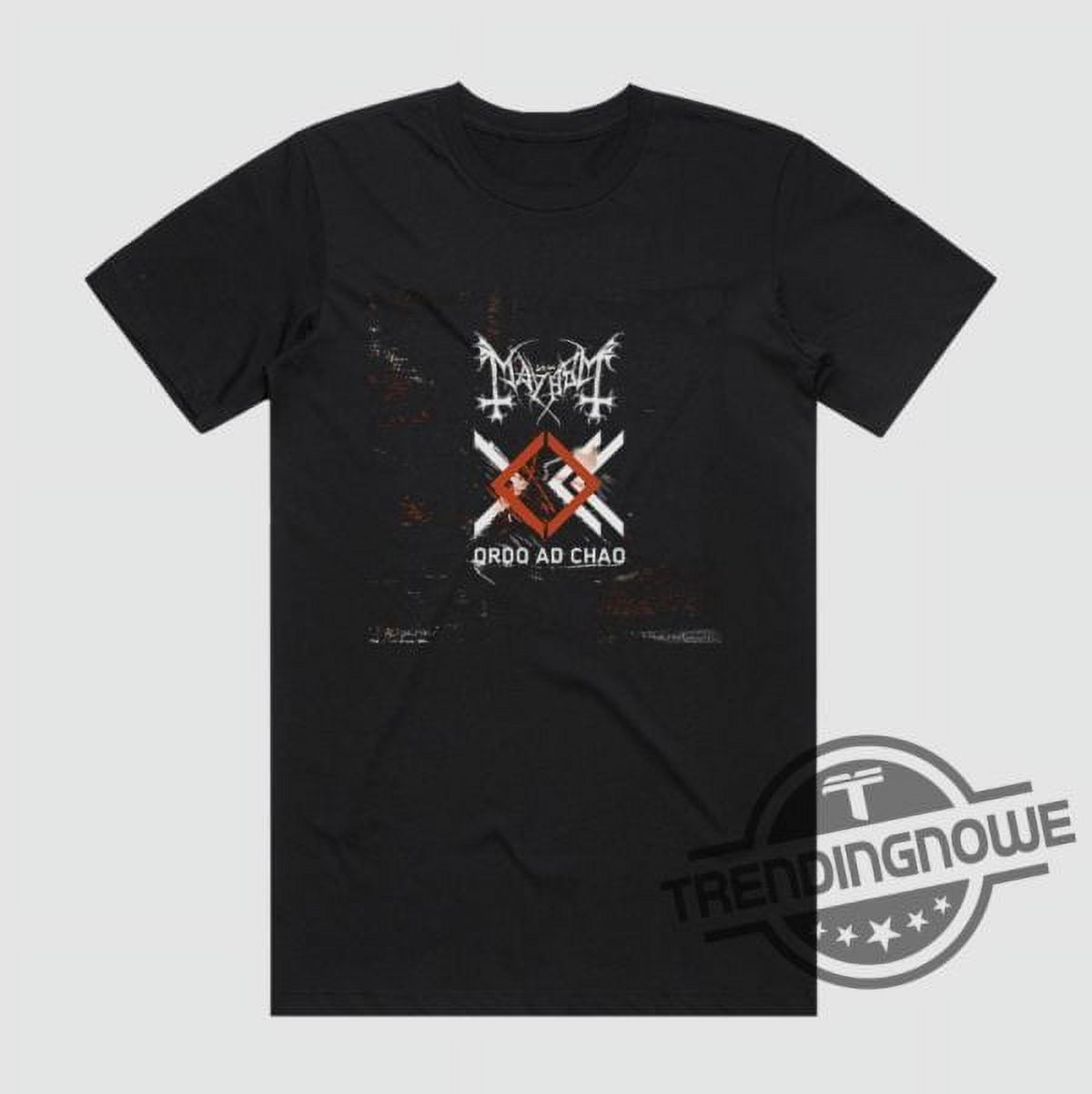 Ordo Ad Chao Album Cover Shirt Mayhem Band Album Cover Shirt