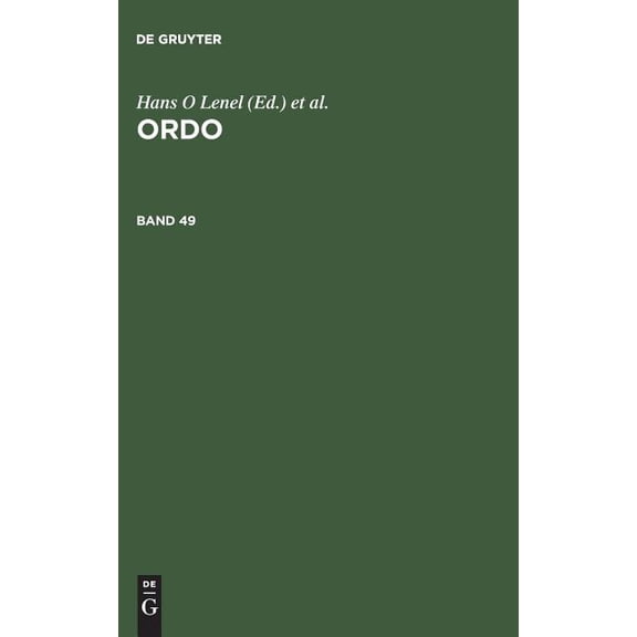 Ordo, (Hardcover)