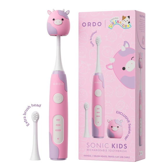 ORDO Kids Rechargeable Sonic Toothbrush - Squishmallows Patty