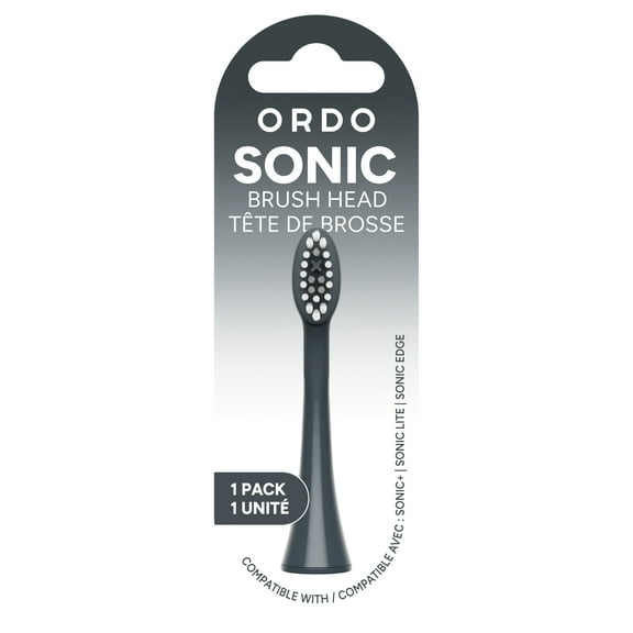 Ordo Sonic Brush Head - Charcoal Grey | Stone - 1 Pack