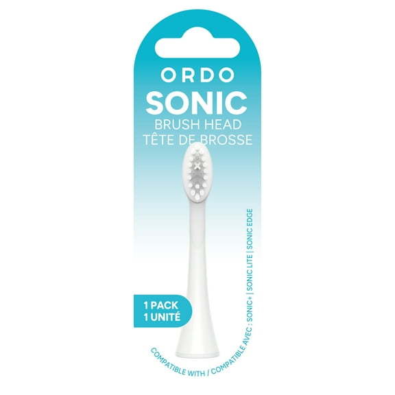 Ordo Sonic Brush Head - White/Silver | Snow - 1 Pack