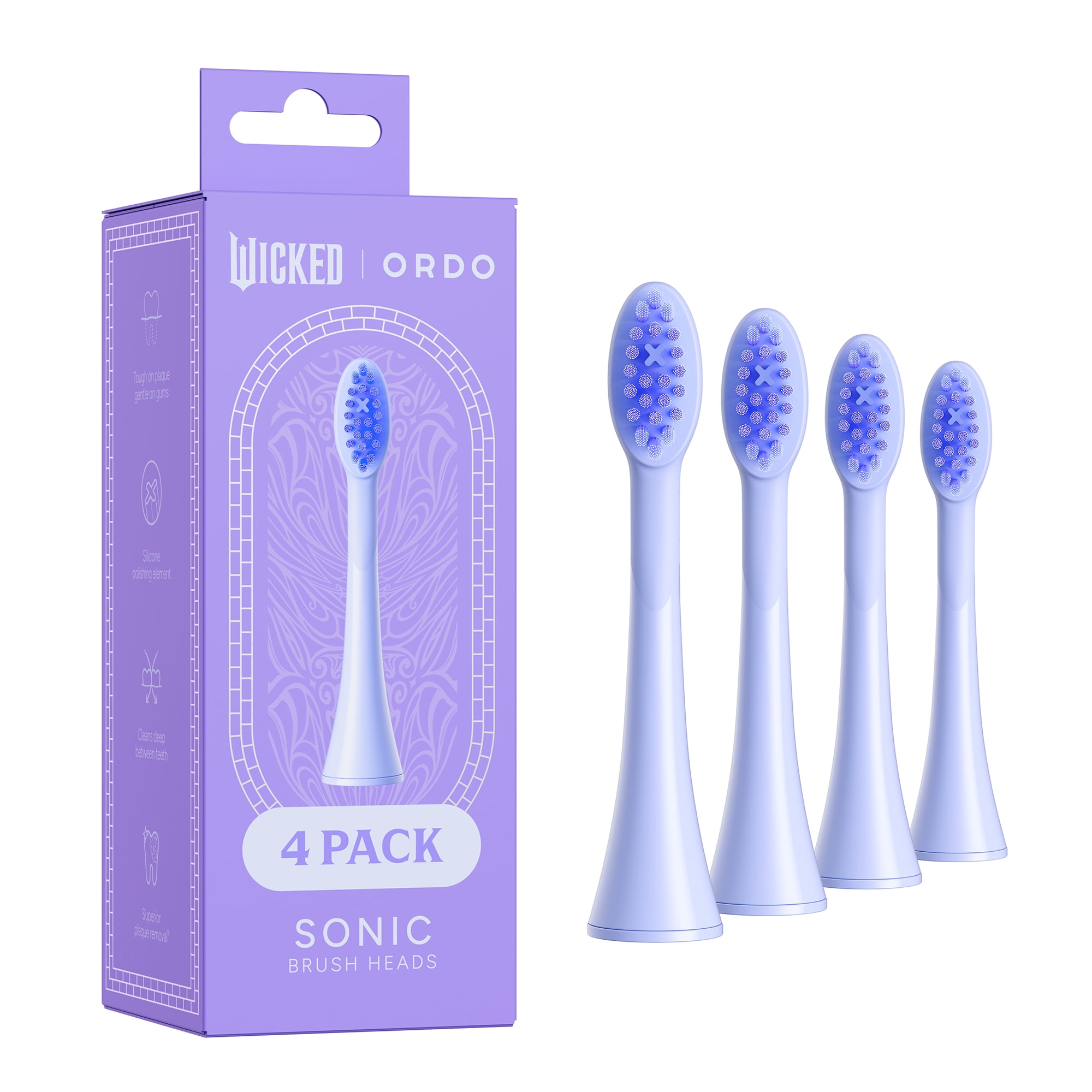Ordo Sonic Brush Heads - Wicked Glinda - Sonic Lite - 4 Pack