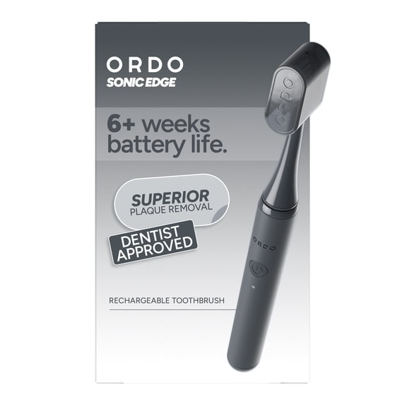 Ordo Sonic Edge Rechargeable Toothbrush - Charcoal