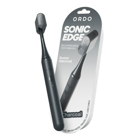 Ordo Sonic Edge Rechargeable Toothbrush - Charcoal