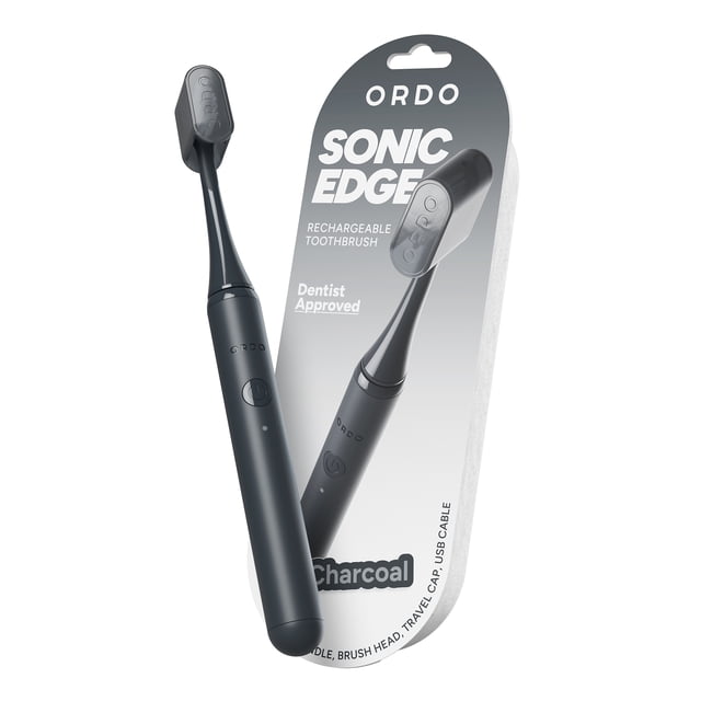 ORDO Sonic Edge Rechargeable Toothbrush - Charcoal Grey