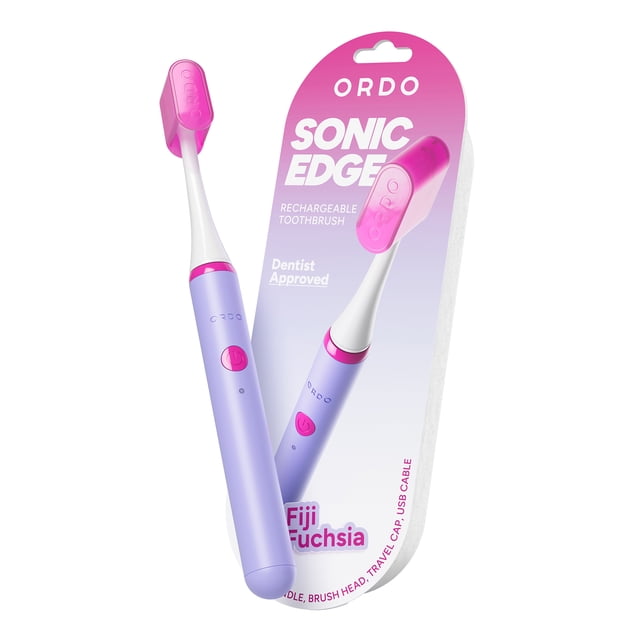 ORDO Sonic Edge Rechargeable Toothbrush - Fiji Fuchsia