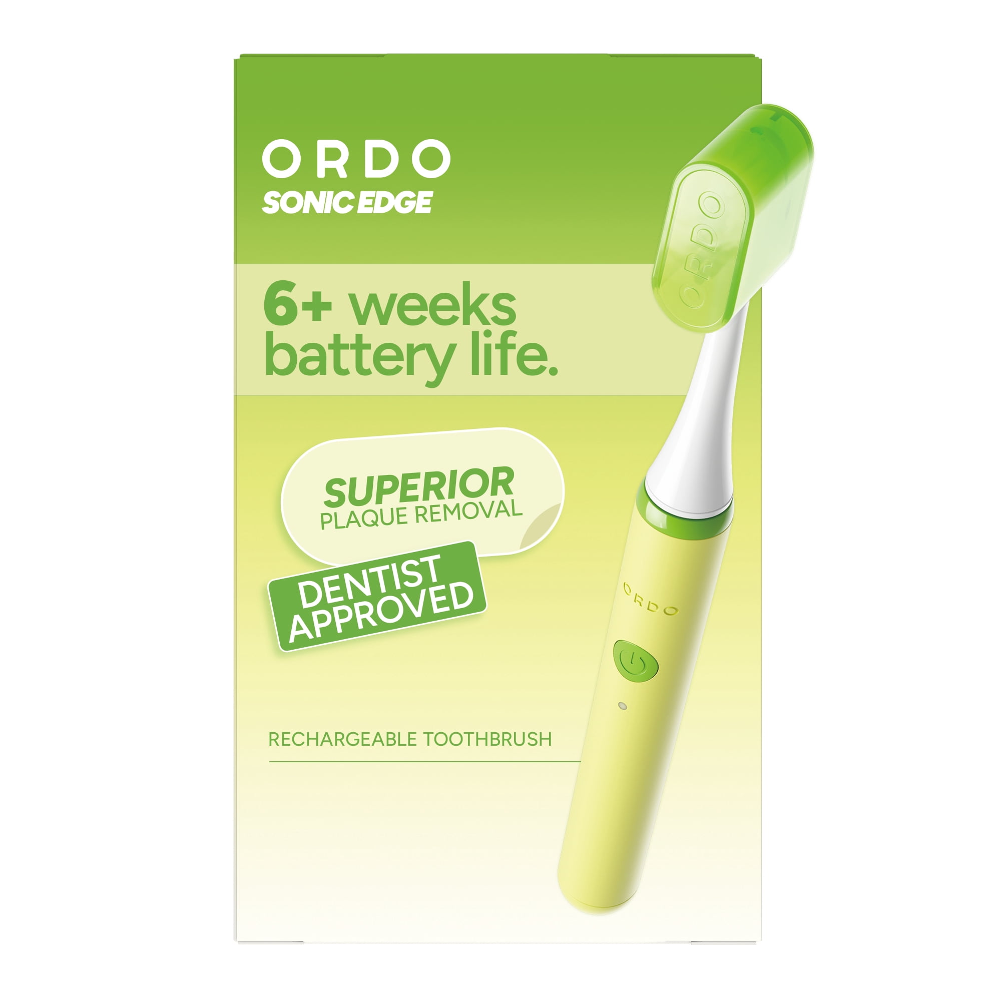 Ordo Sonic Edge Rechargeable Electric Toothbrush Lime Sorbet