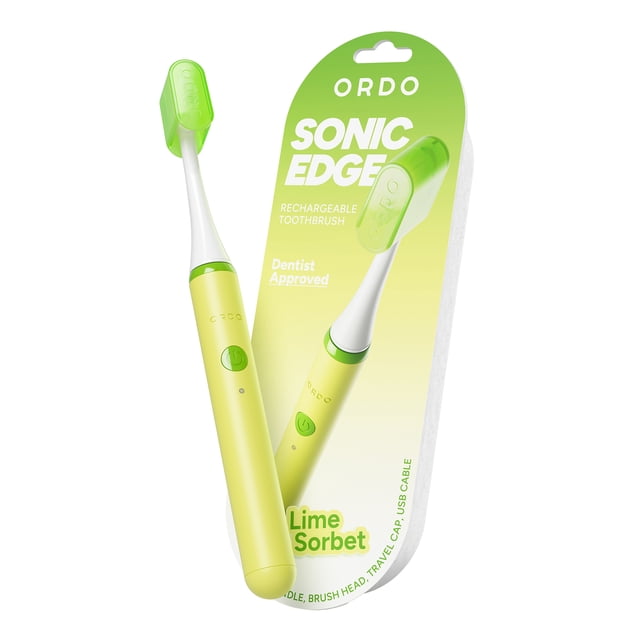 ORDO Sonic Edge Rechargeable Electric Toothbrush - Lime Sorbet