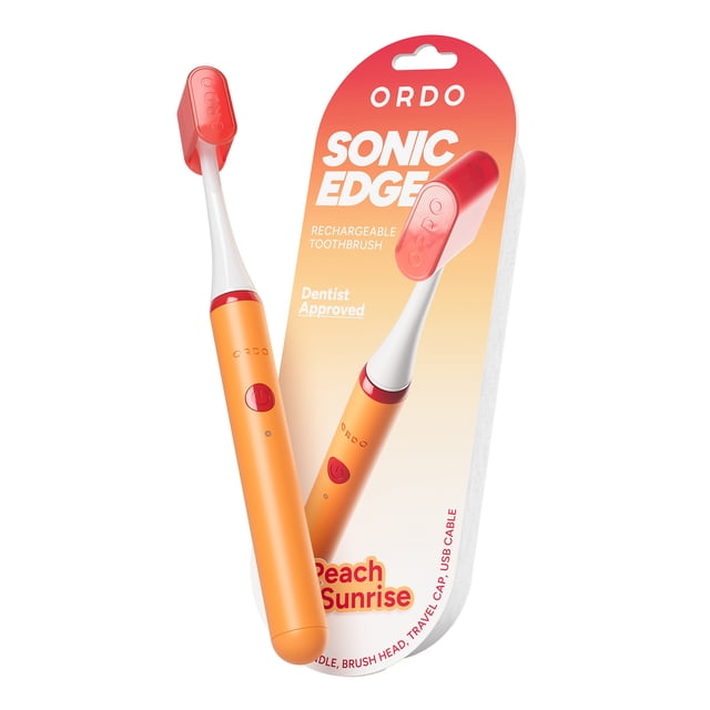 ORDO Sonic Edge Rechargeable Toothbrush - Peach Sunrise