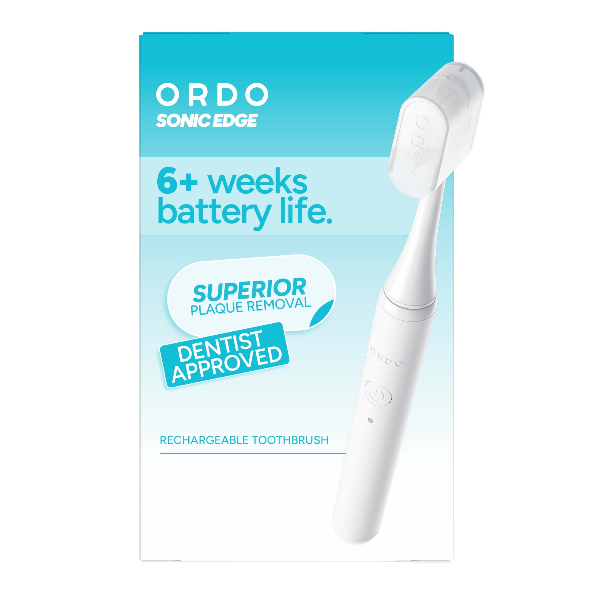 Ordo Sonic Edge Rechargeable Toothbrush - Snow