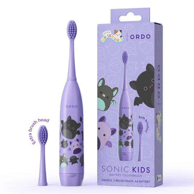 Ordo Sonic Kids Battery Toothbrush with Squishmallows Emily Design