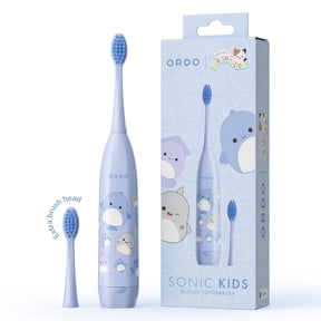 Ordo Kids Battery Sonic Toothbrush - Squishmallows Samir - Blue