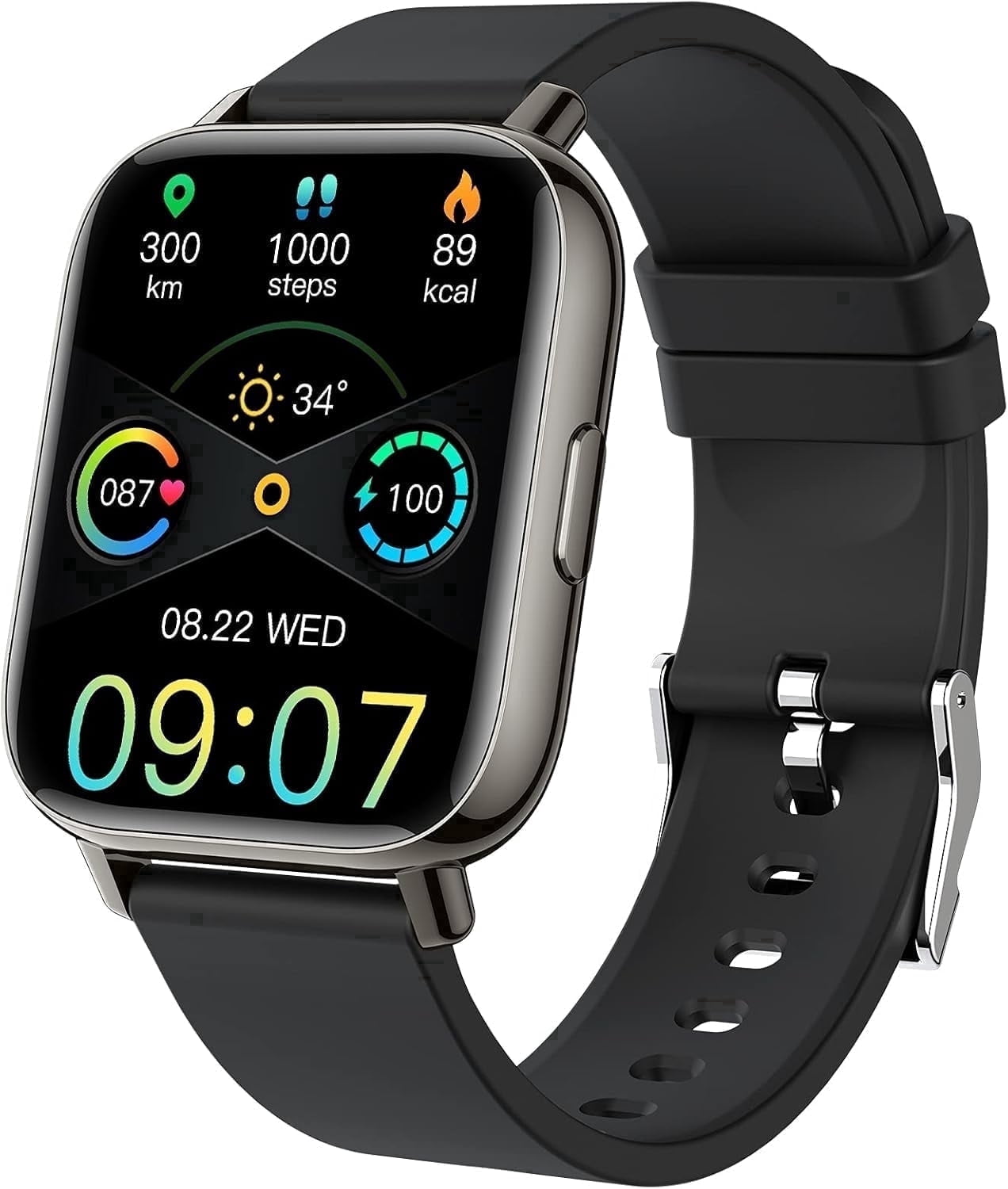 Smart Watch, Fitness Tracker 1.69" Touch Screen Fitness Watch