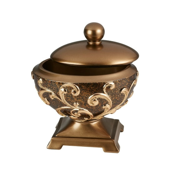 ORE International 10.5" Tall Polyresin Decorative Jewelry Box "Odysseus", Baroque Style