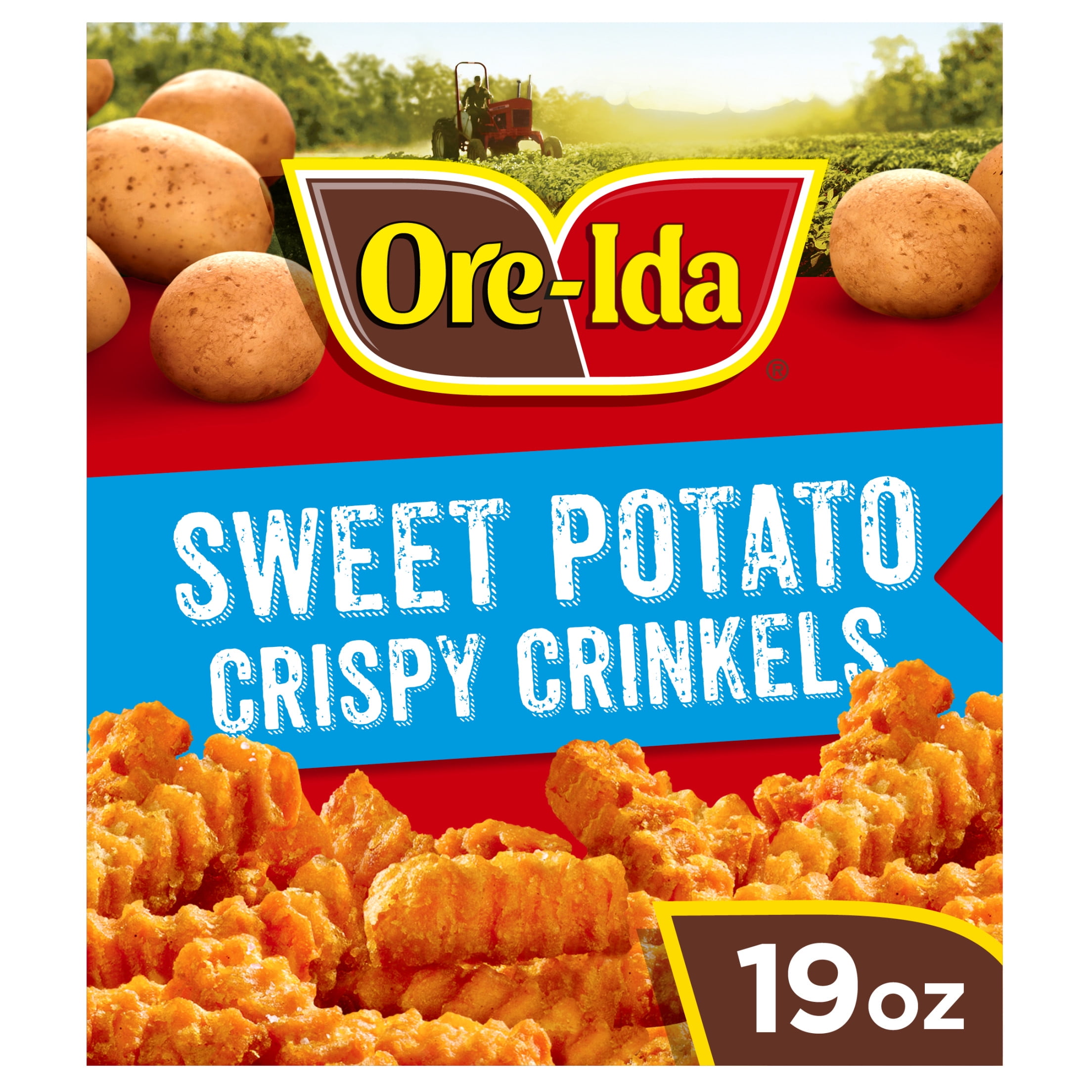 Ore-Ida Sweet Potato Crispy Crinkles French Fried Sweet Potatoes, 19 oz Bag