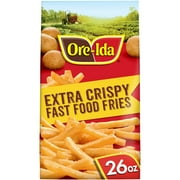 Ore-Ida Extra Crispy Fast Food Fries, French Fried Frozen Potatoes, 26 oz Bag