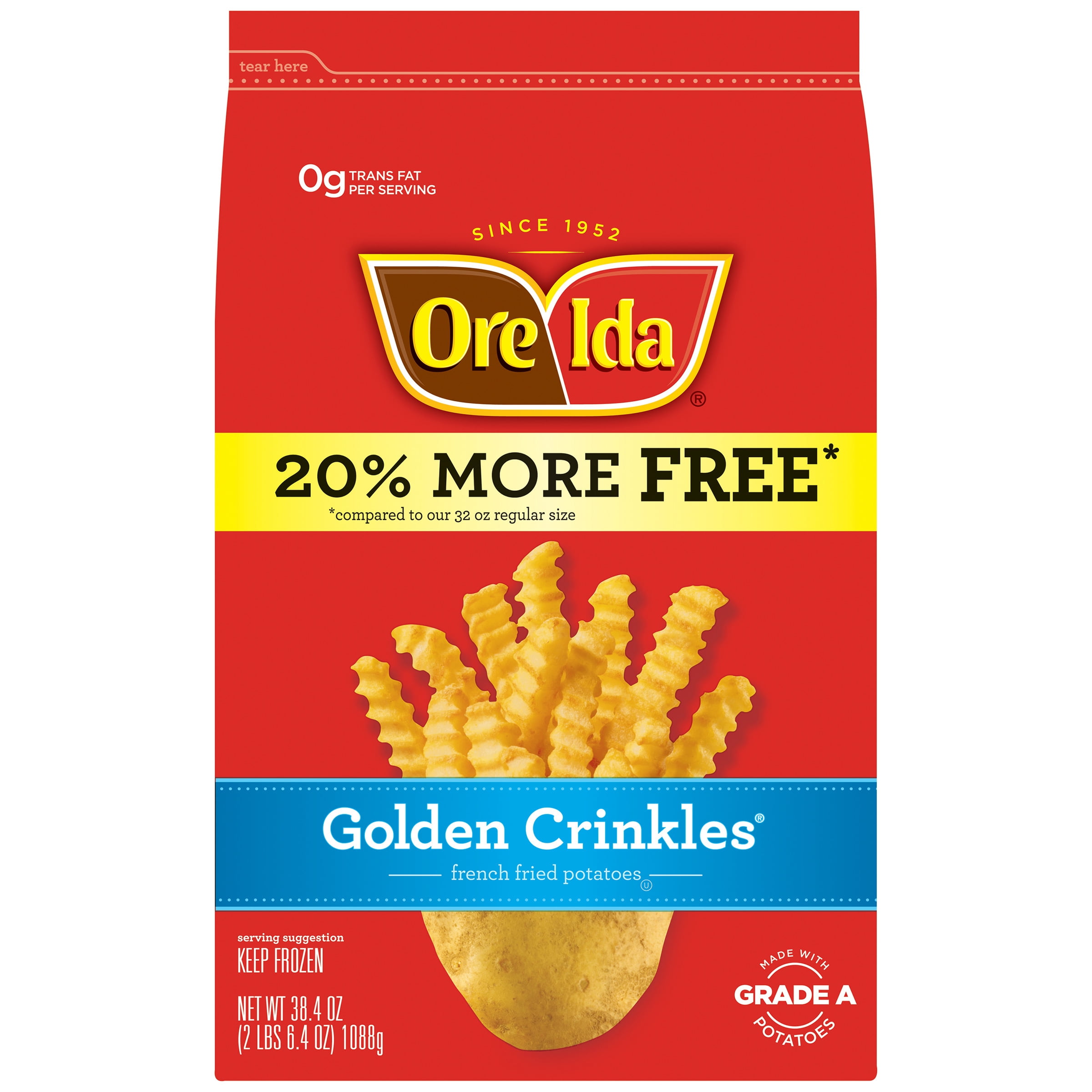 Ore-Ida® Premium 5/16 Thin Crinkle Cut PXL Fries (6x5 lbs)