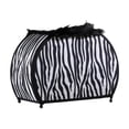 thumbnail image 1 of Ore International 11.75" in ZEBRA ANIMAL PRINT PURSE w/ BLACK FAUX HANDLE TABLE LAMP, 1 of 4