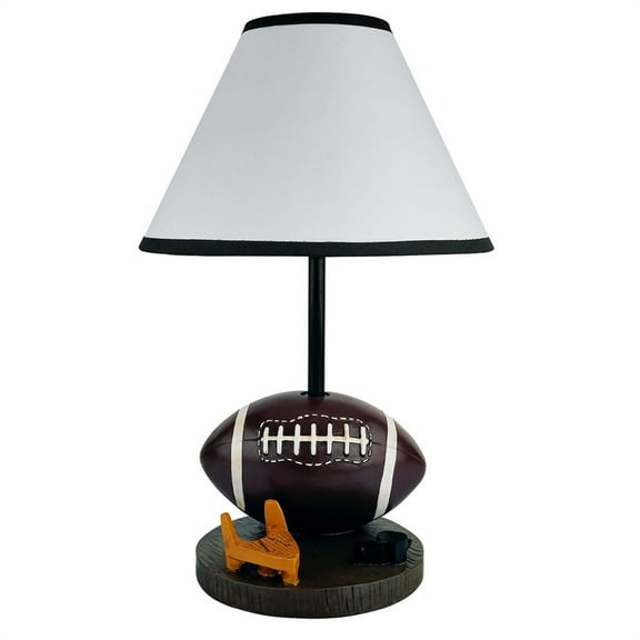 Ore International 15"H Football Accent Table Lamp