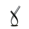 thumbnail image 1 of Ore International 17" In Abstract Upright Ribbon Bow Led Black Metal Table Lamp, 1 of 4