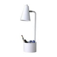 thumbnail image 1 of Ore International 19.5" In Student White Metal Task Desk Lamp W/ Organizer, 1 of 4