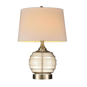 Ore International 22.5" Tuscan Sun Glass Table Lamp